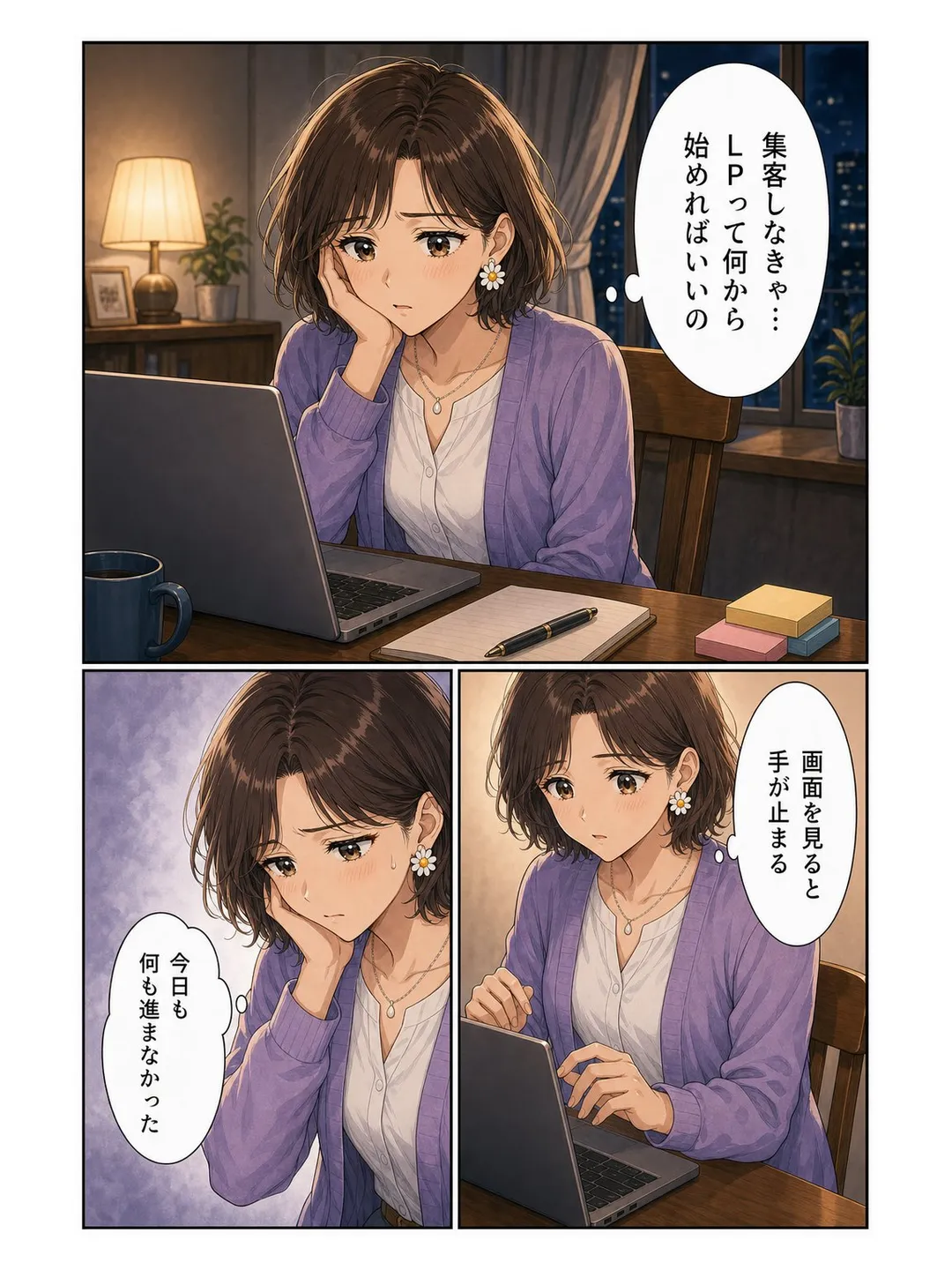 ストーリーLP制作例 1